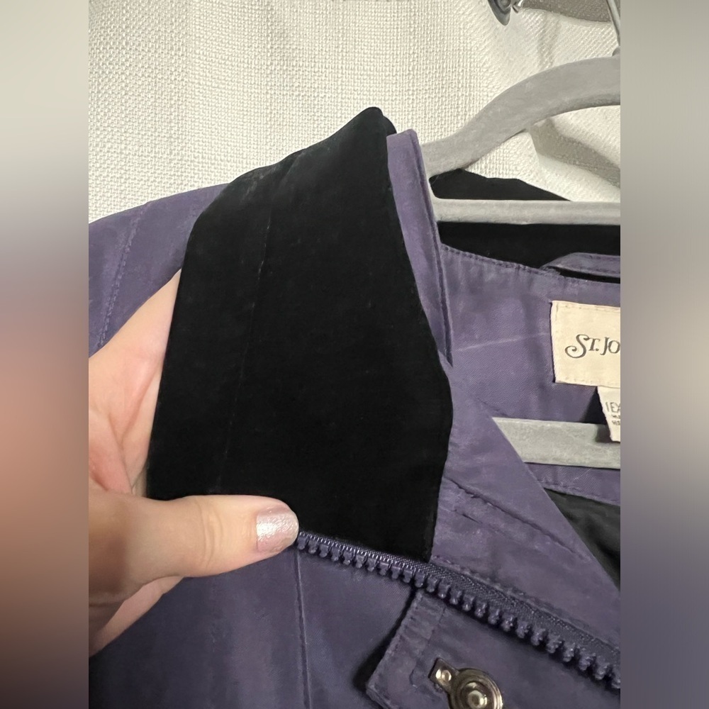 Vintage St. John’s Bay Purple Jacket 1X - Picture 7 of 11